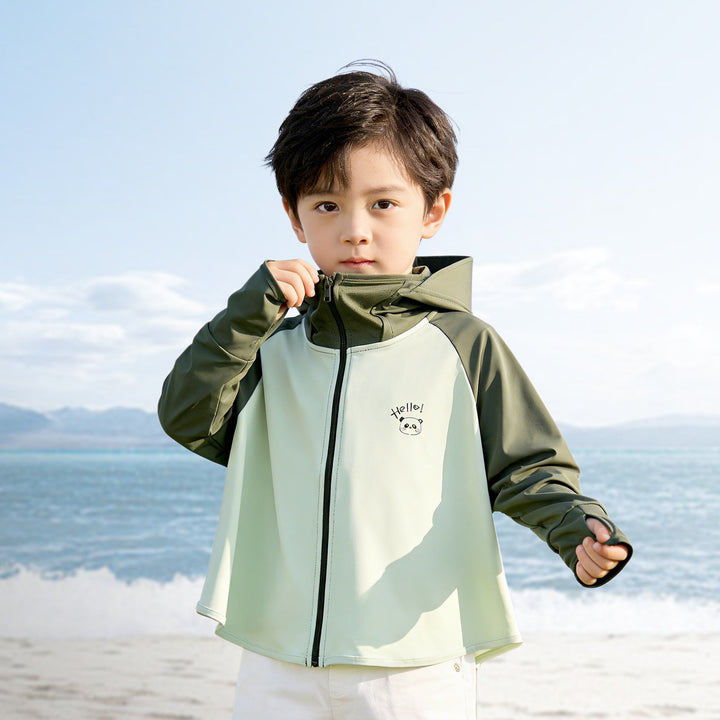Damen UV-Schutzjacke mit Kapuze und atmungsaktivem Material Drune