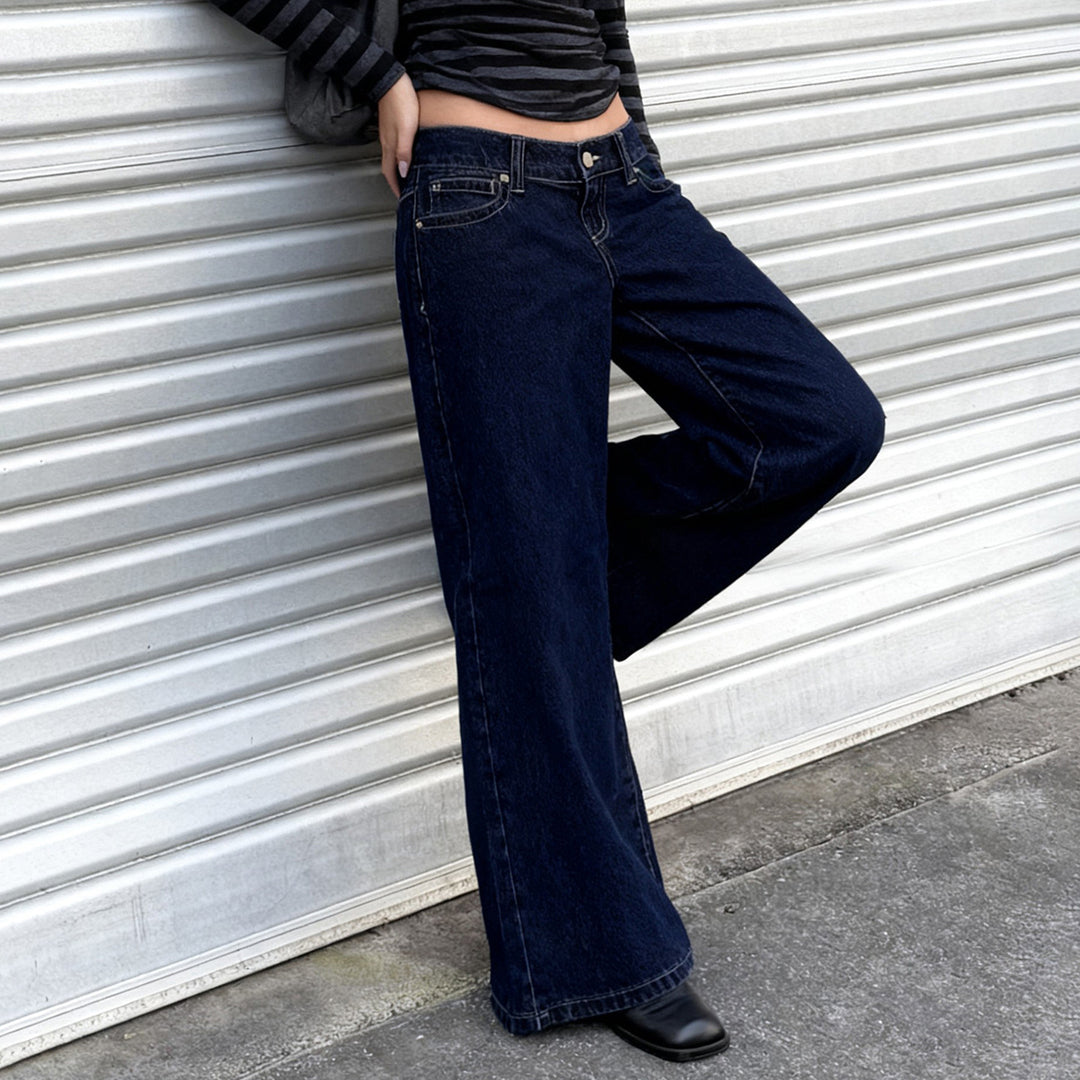 Damen Weite Jeans im lässigen Schnitt Drune
