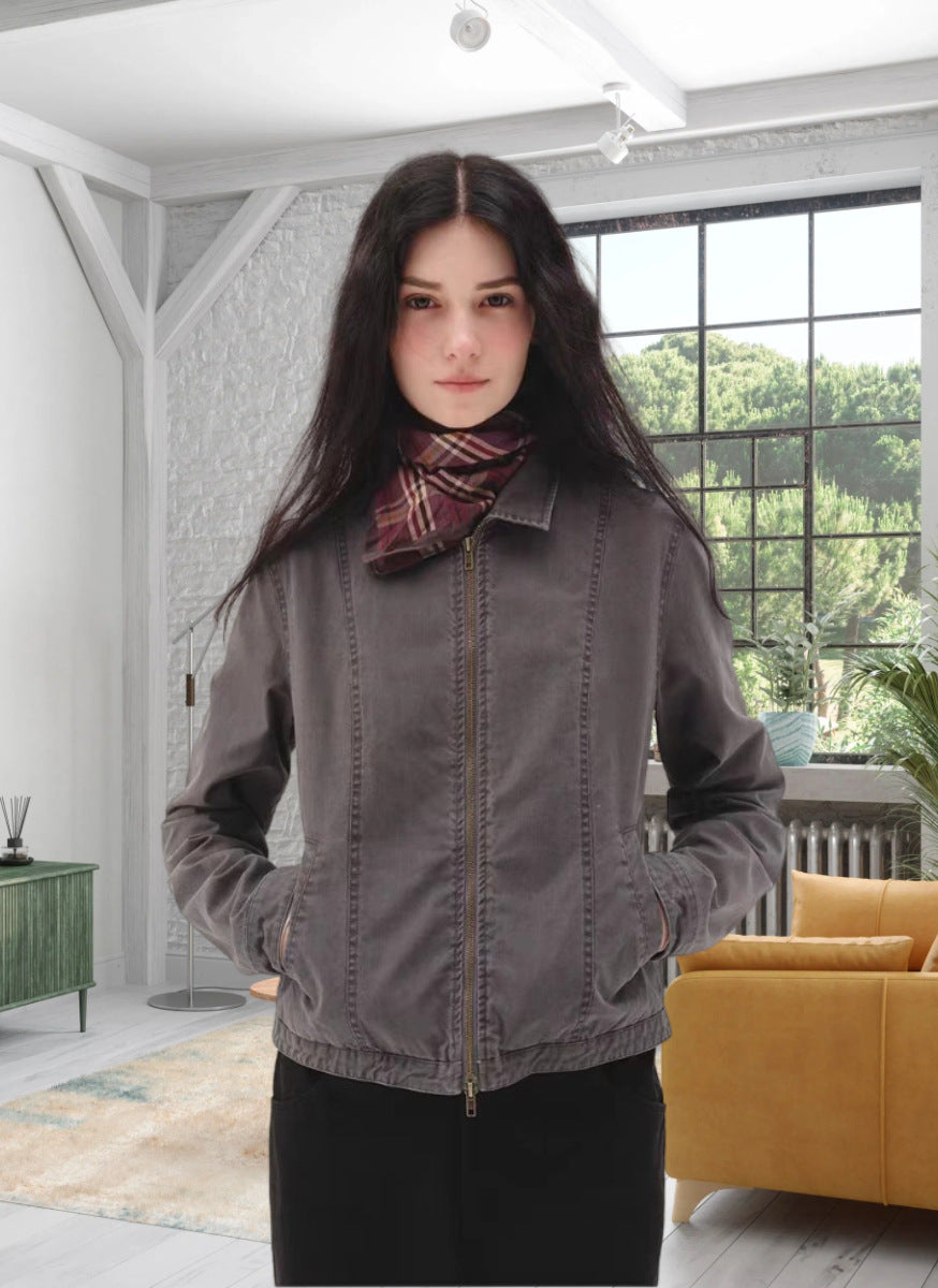Damen Freizeitjacke mit lässigem Schnitt und praktischen Taschen Drune