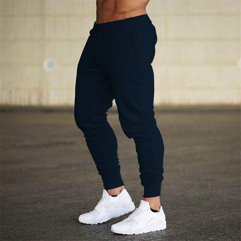 Herren nan konisch zulaufende leistungsorientierte Jogginghose mit elastischem Bund und geripptem Knöchelabschluss Drune
