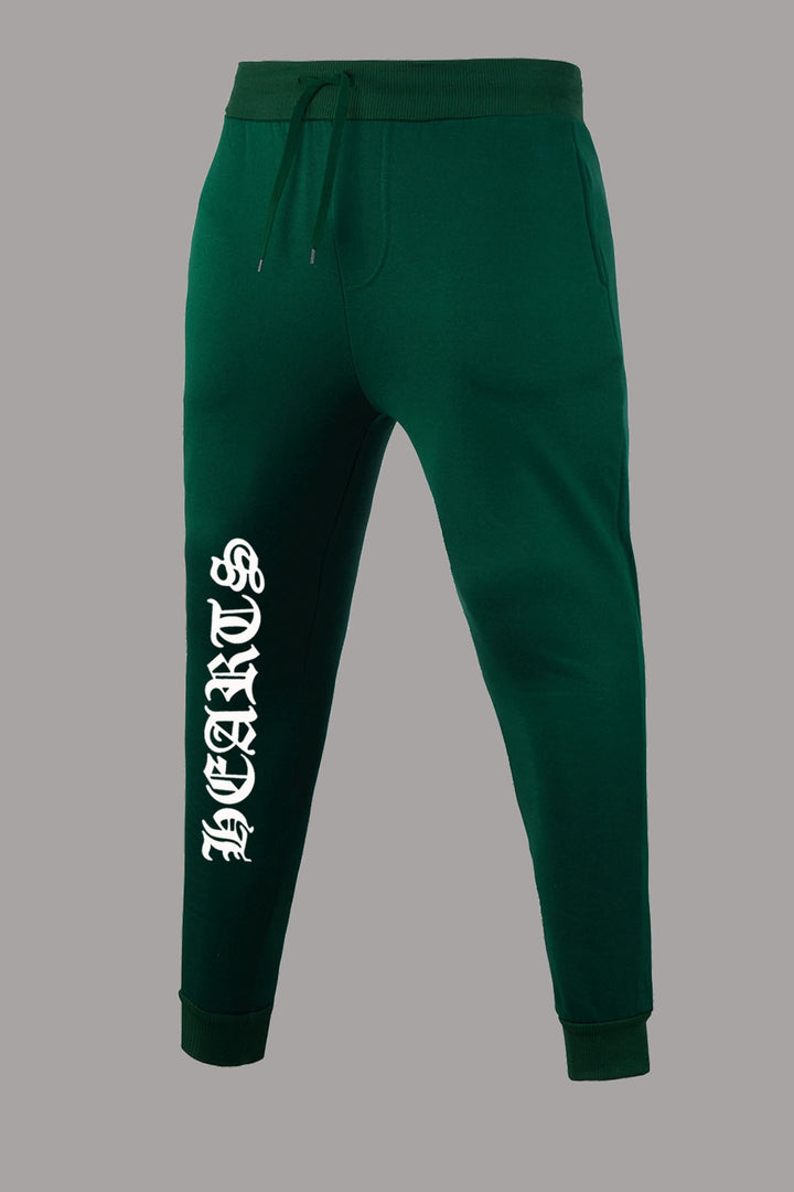 Damen bequeme Sweatpants mit seitlichem Schriftzug Drune