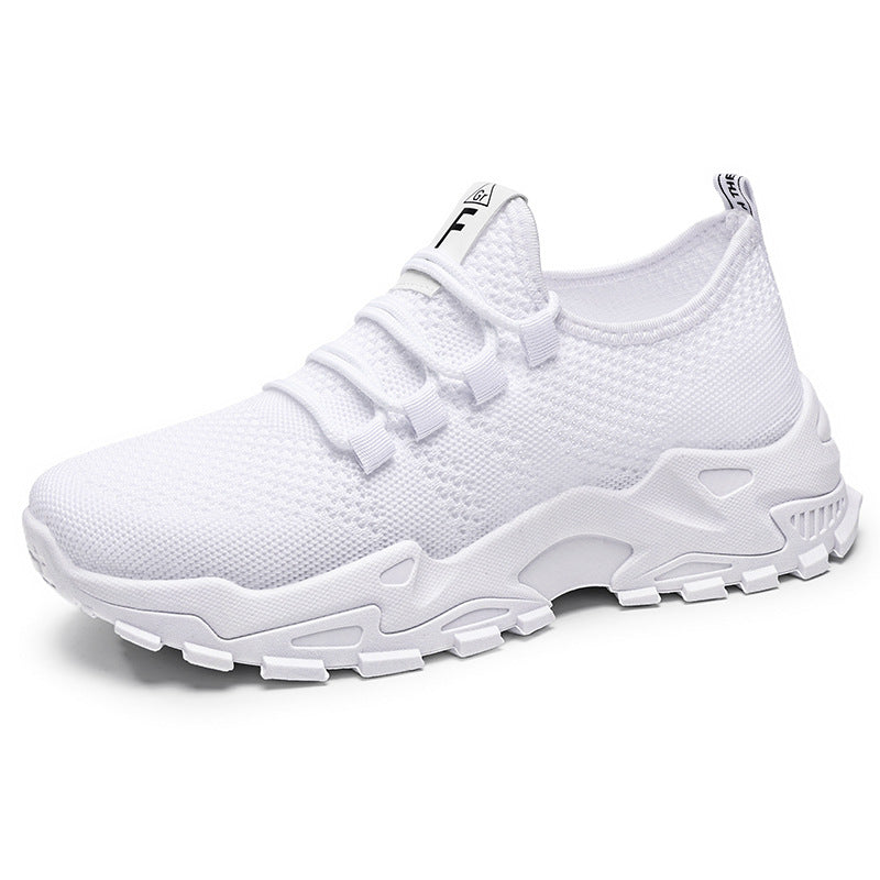 Damen nan atmungsaktive Strick-Slip-On Sneaker mit sockenähnlichem Schaft und profiliertem Plateau-Absatz Drune