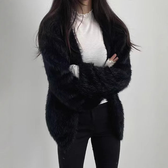 Damen Gemütliche und stilvolle Strickjacke Drune