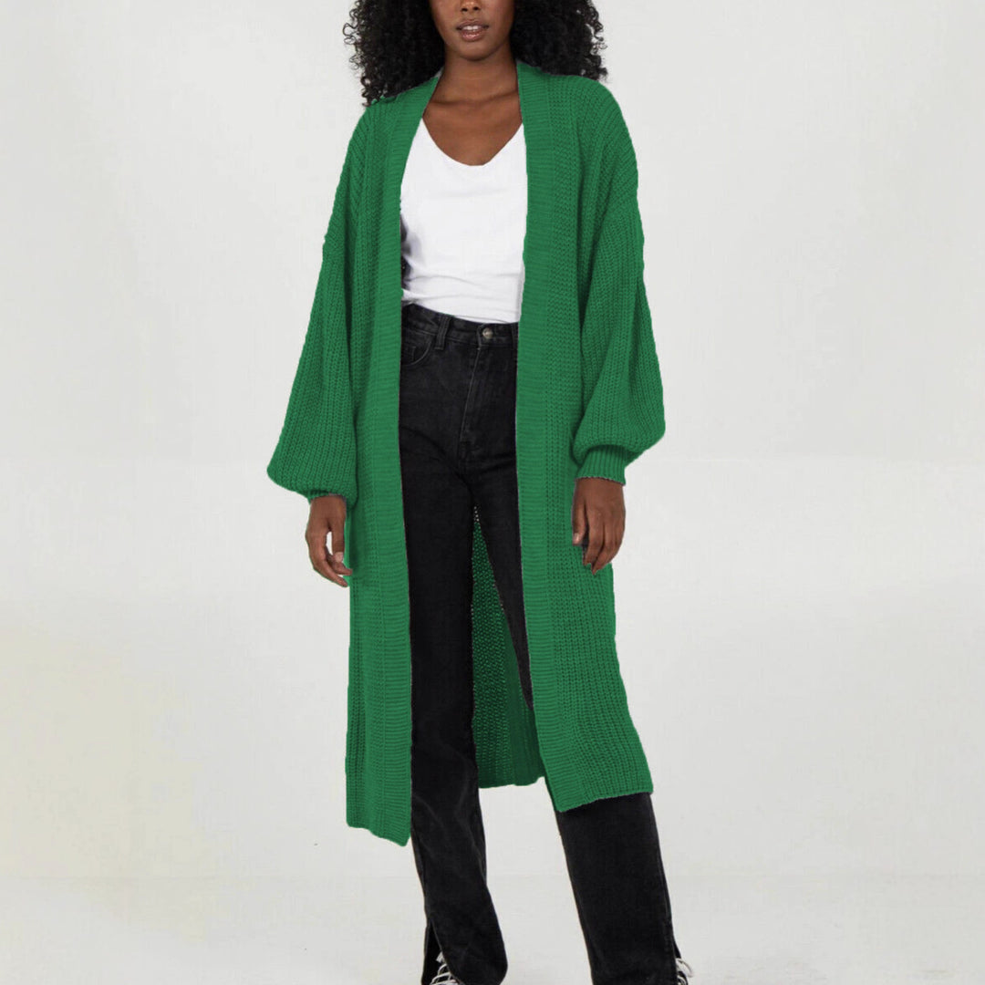 Damen Langstrickjacke mit lässigem Oversized-Schnitt und voluminösen Ärmeln Drune