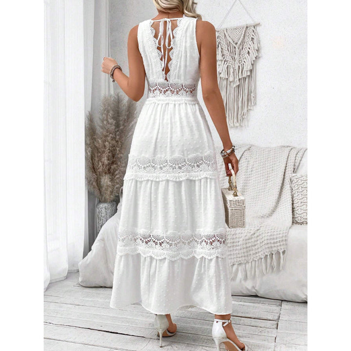 Drune | Spitzenkleid mit V-Ausschnitt