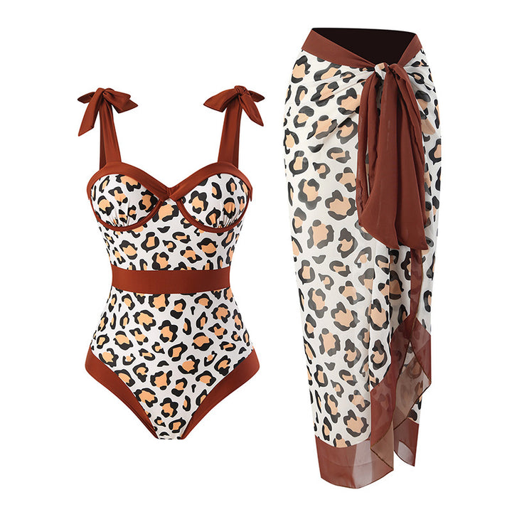 Damen Maxirock mit Leopardenmuster Drune