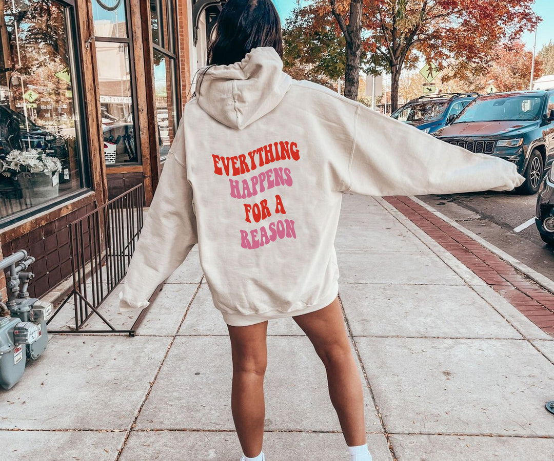 Damen Kapuzenpullover mit einzigartigem motivierendem Schriftzug und komfortablem Schnitt Drune