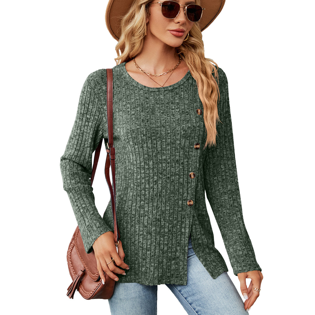 Damen Langärmliges Strickoberteil Drune