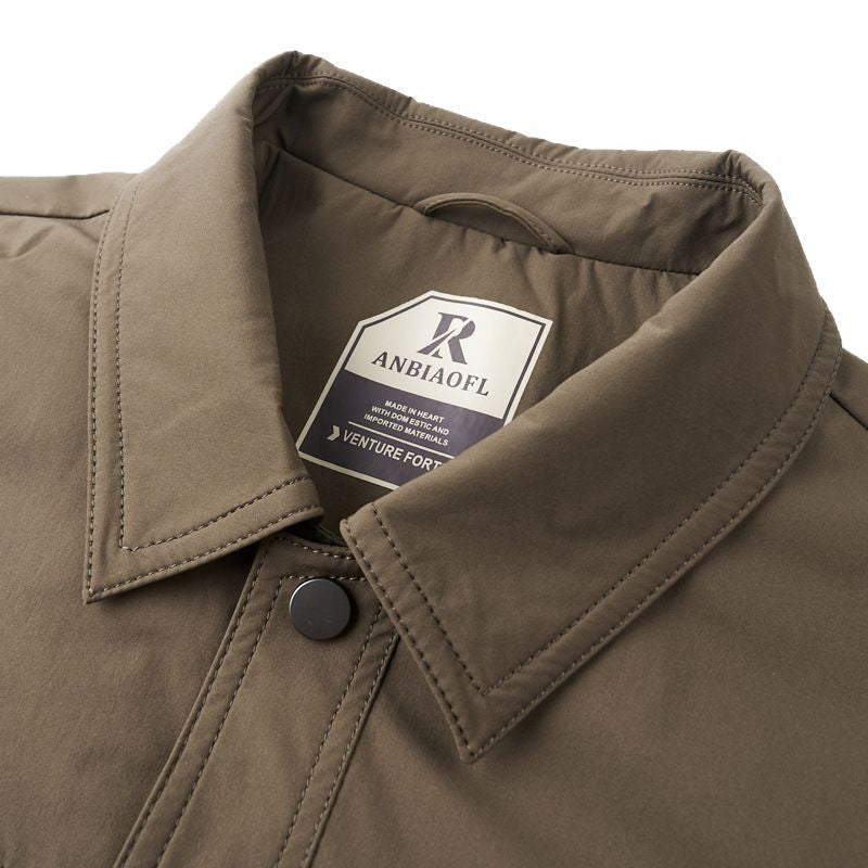 Herren leichte Utility-Jacke mit praktischen Taschen und modernem Schnitt Drune