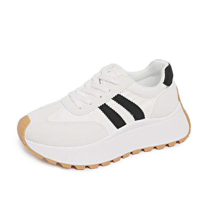 Damen nan Plateau-Chunky-Sneaker mit verstärkter Zehenkappe, profilierter Gummilaufsohle und stoßdämpfender EVA-Zwischensohle Drune