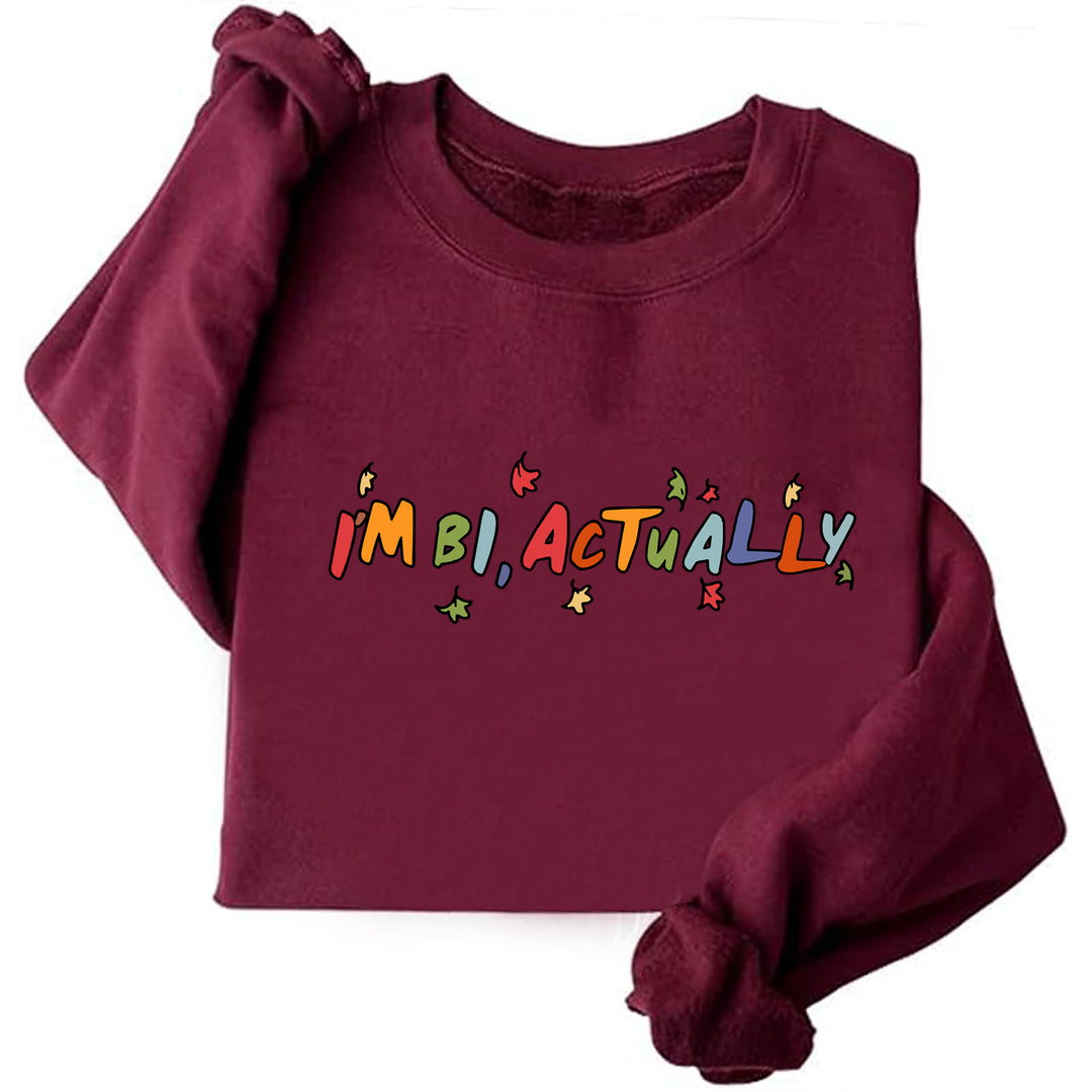Damen Sweater mit kreativem Druck und lässigem Schnitt Drune