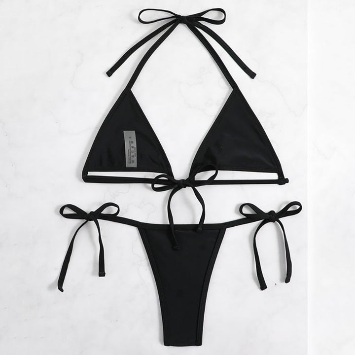 Damen Triangle-Bikini mit raffiniertem Bindedesign Drune