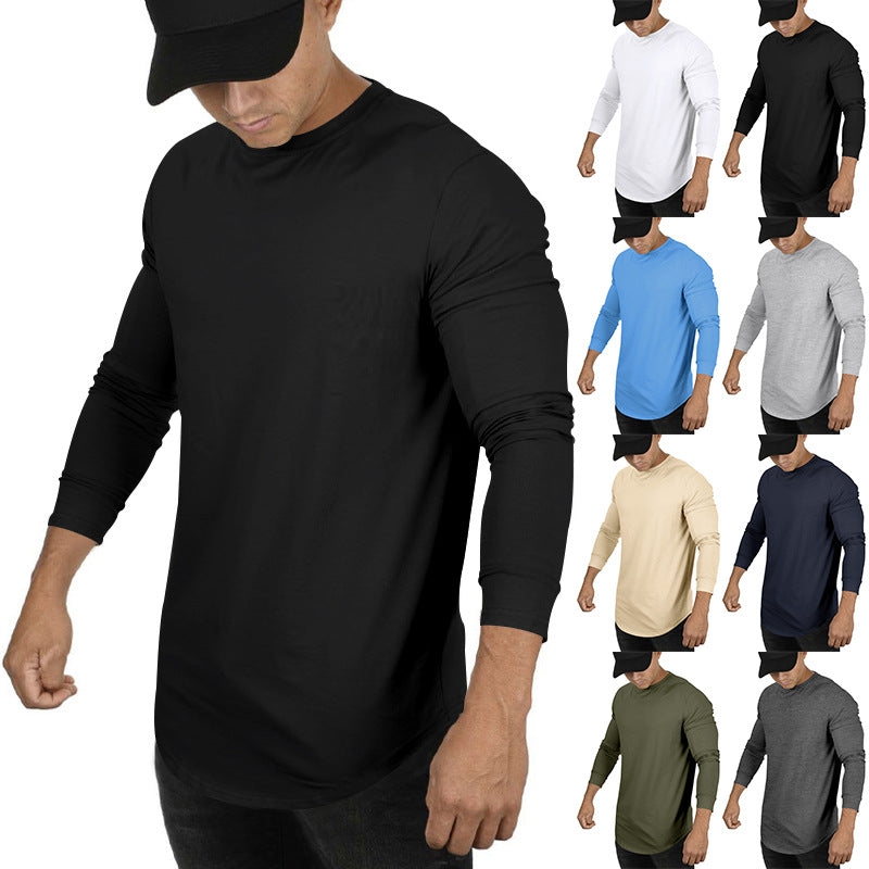 Herren Langarmshirt mit innovativem Schnitt und atmungsaktiver Struktur Drune