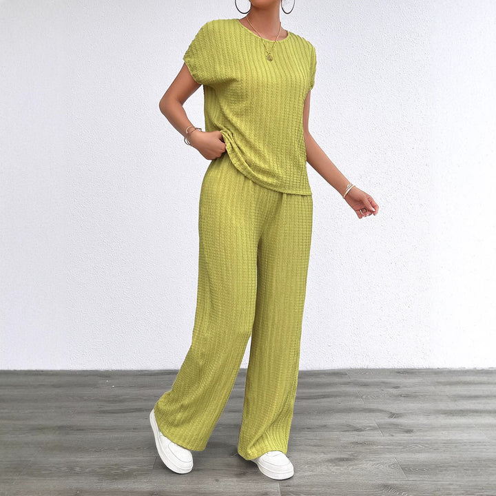 Damen Elegantes Lounge-Set mit feinen Streifen und entspannter Passform Drune