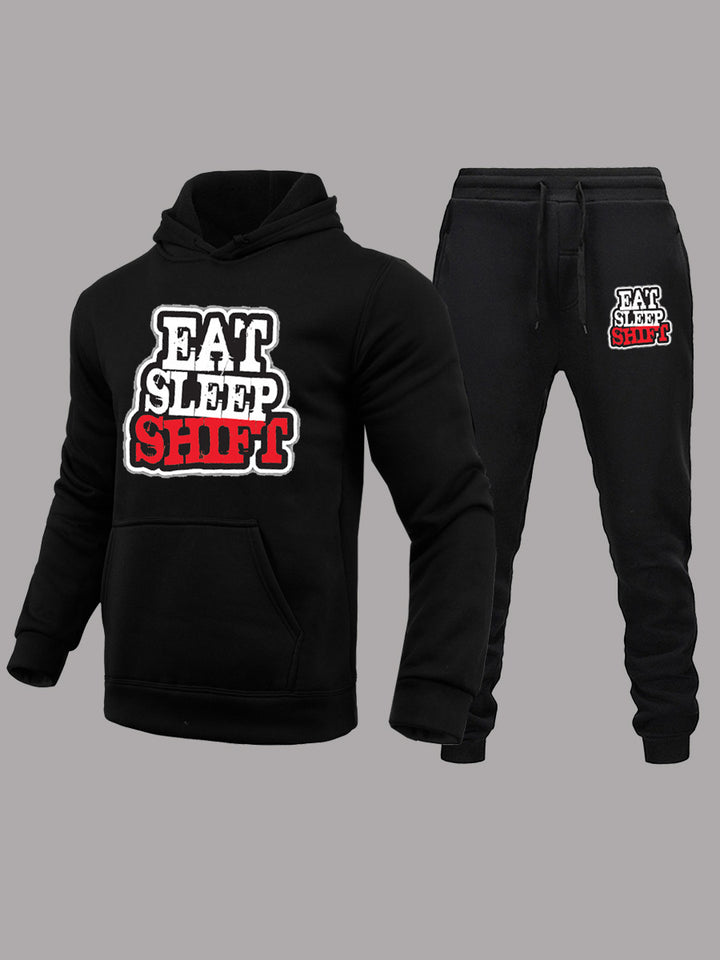 Damen Hoodie und Jogginghose Set mit motivierendem Spruch Drune