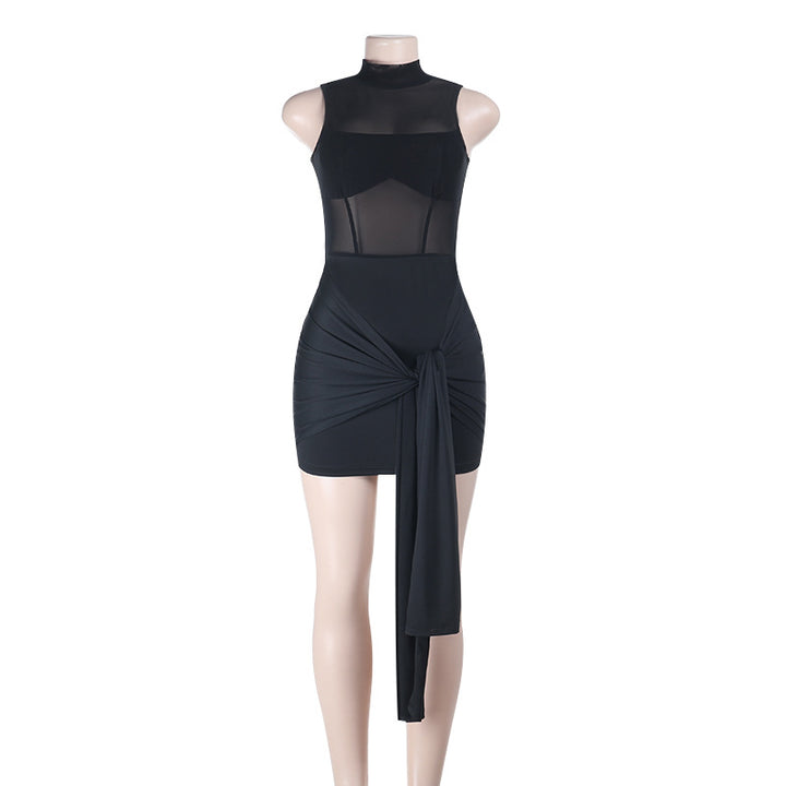 Damen Figurumspielendes Mini-Kleid mit raffinierten Drapierungen Drune