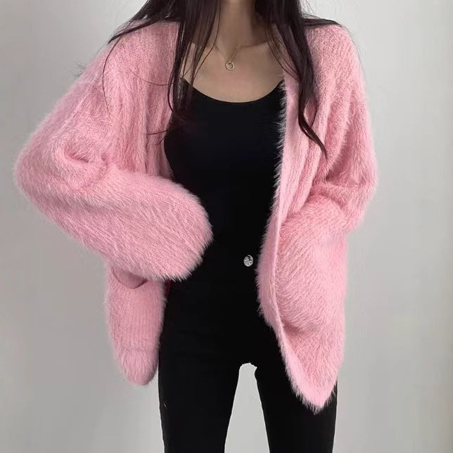 Damen Gemütliche und stilvolle Strickjacke Drune