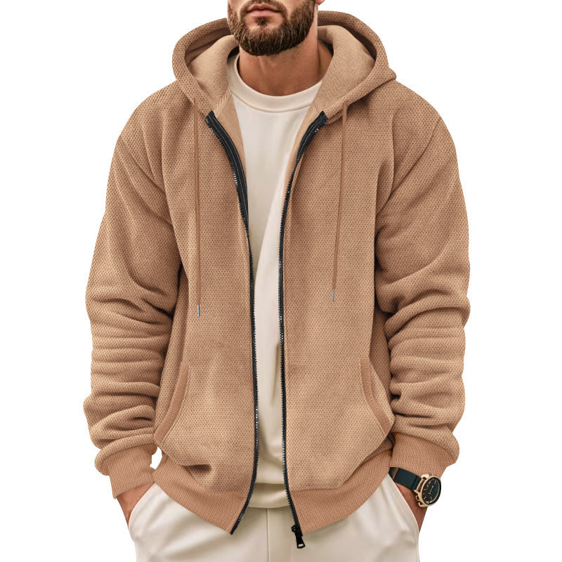 Herren Fleece-Hoodie mit praktischen Taschen Drune