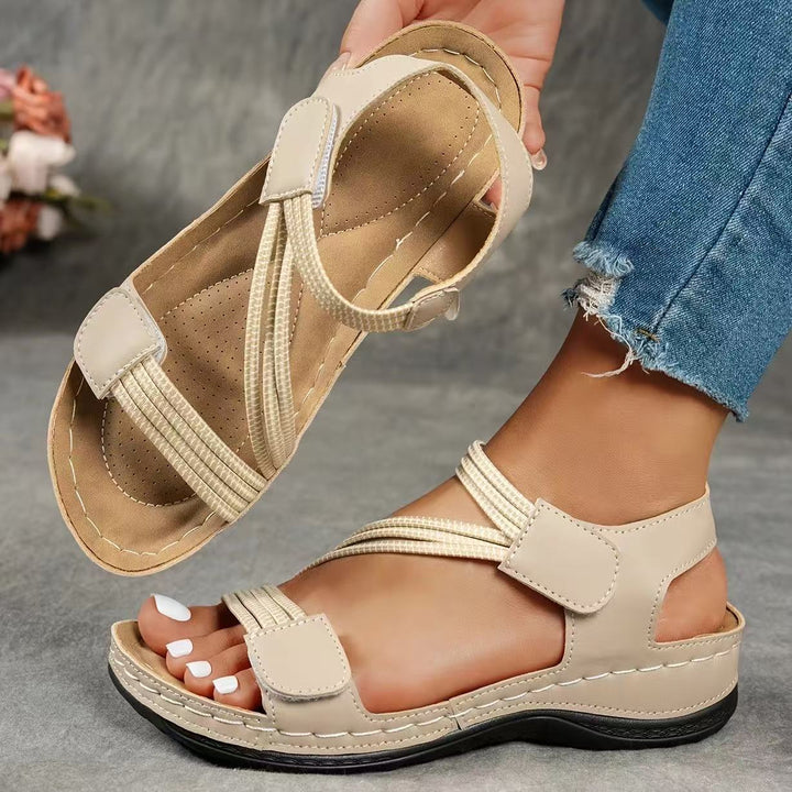 Drune | Orthopädische Riemchensandalen Für Damen