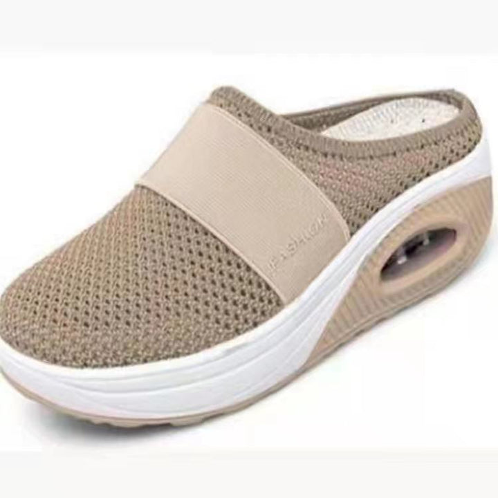 Damen Bequeme Luftpolster-Slipper mit atmungsaktivem Obermaterial Drune