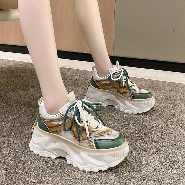 Damen Trendige Sneakers mit komfortabler Plateausohle Drune