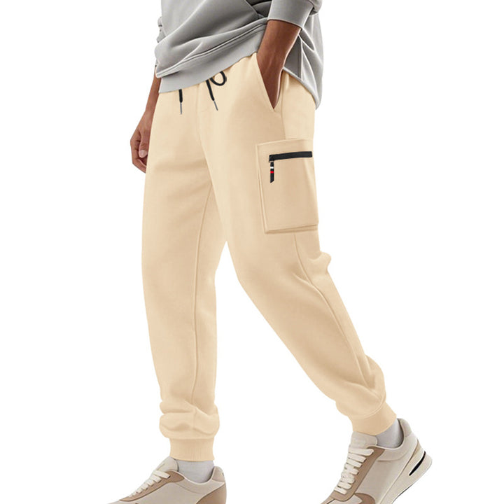 Herren Cargohose mit praktischen Seitentaschen und elastischem Bund Drune