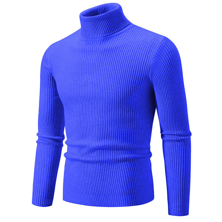 Herren feiner Rollkragenpullover aus langlebigem Strickmaterial Drune