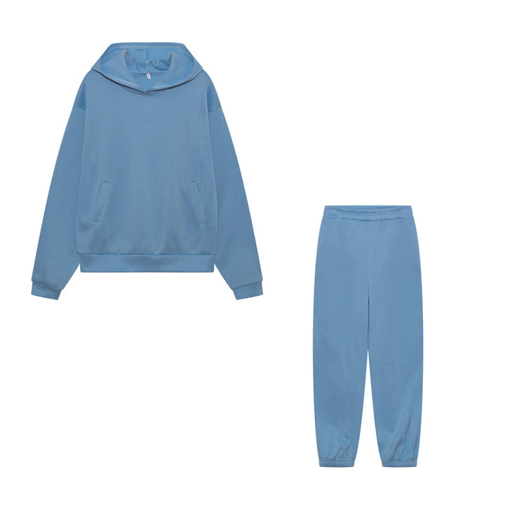 Damen Sportliches Hoodie und Jogginghose Set Drune