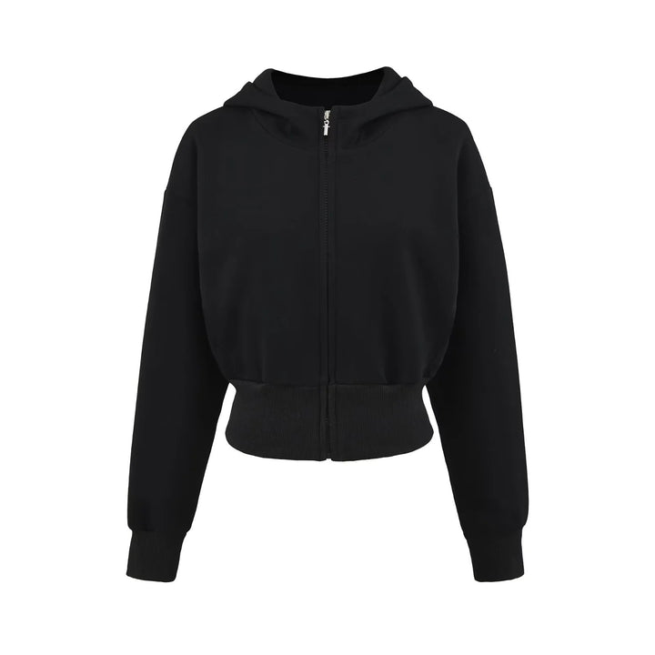 Damen Sportliche Kapuzenjacke mit lässigem Schnitt und praktischen Reißverschlusstaschen Drune