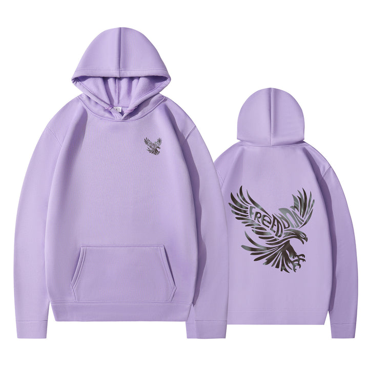 Damen Kapuzenpullover mit ikonischem Adlerdesign und weichem Innenfutter Drune