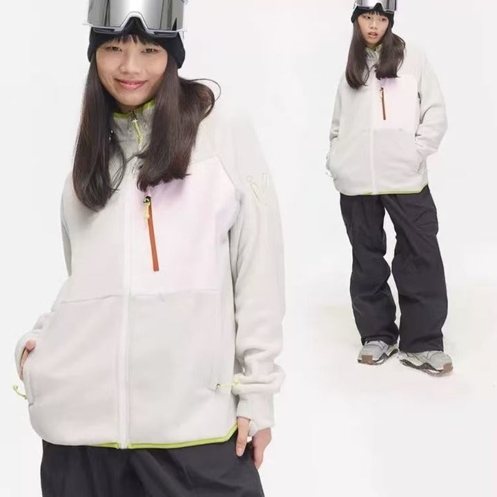 Damen funktionale Outdoor-Jacke mit praktischen Reißverschlusstaschen Drune