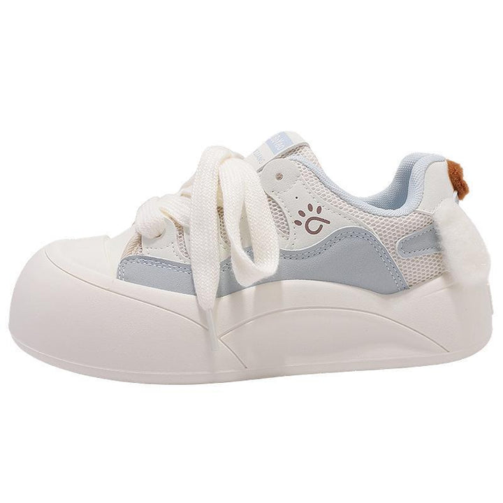 Damen Sneaker mit plüschiger Fütterung und flexiblen Schnürsenkeln Drune