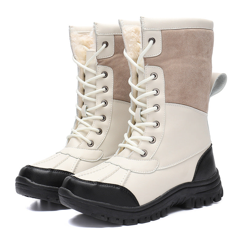Damen Winterfestige Stiefel mit isolierendem Innenfutter und rutschfester Sohle Drune