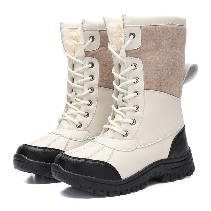 Damen Winterfestige Stiefel mit isolierendem Innenfutter und rutschfester Sohle Drune