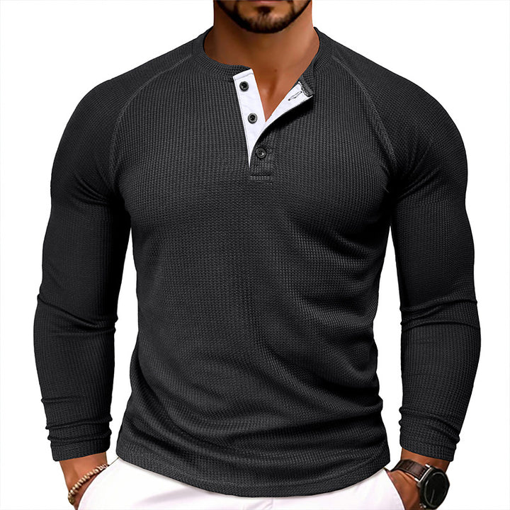 Herren Langarmhemd Drune
