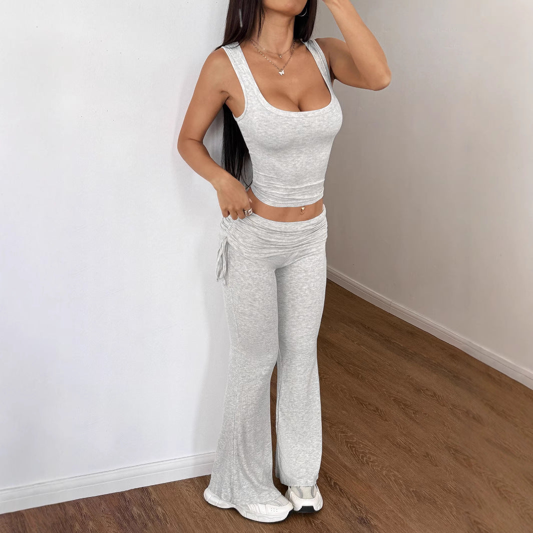 Damen angesagtes Sport- und Freizeit-Set mit weitem Schnitt Drune