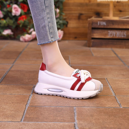 Damen Komfortable Sneakers im modischen Mix aus Textil Drune