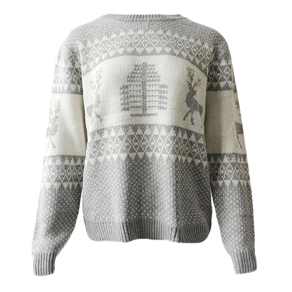 Damen Weihnachts-Pullover im skandinavischen Stil Drune