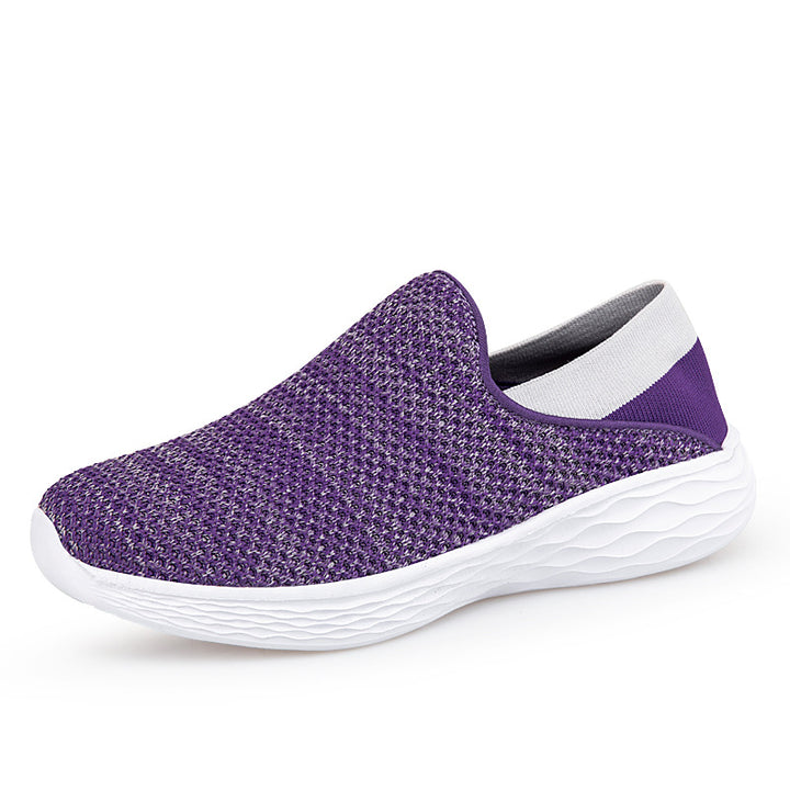 Unisex nan Einstiegs-Komfortschuh mit nahtlosem Strickschaft und dämpfender Leichtschaumsohle Drune