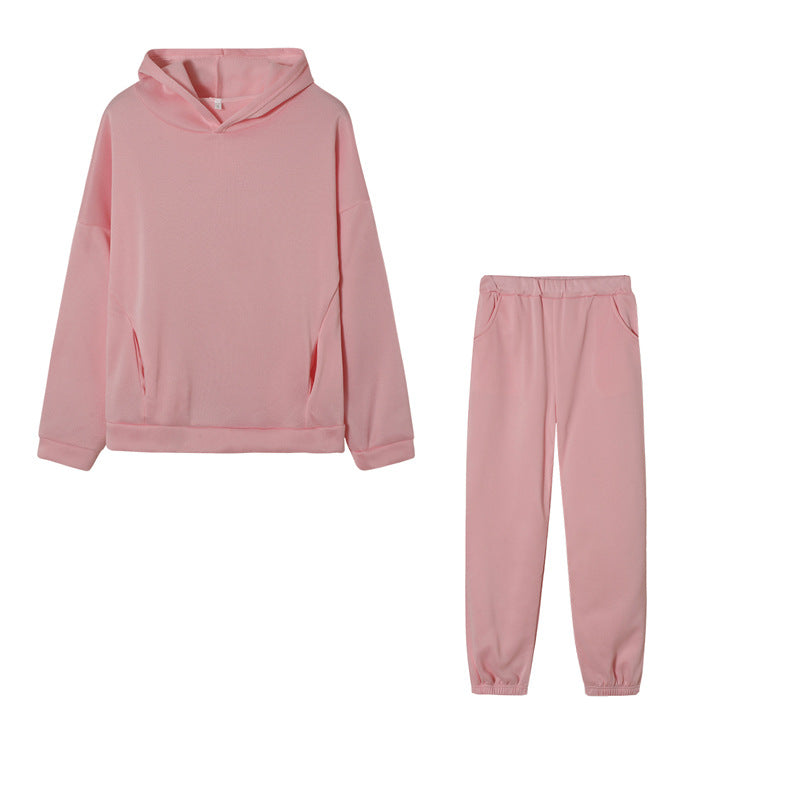 Damen Freizeit-Hoodie und Jogginghose Set Drune