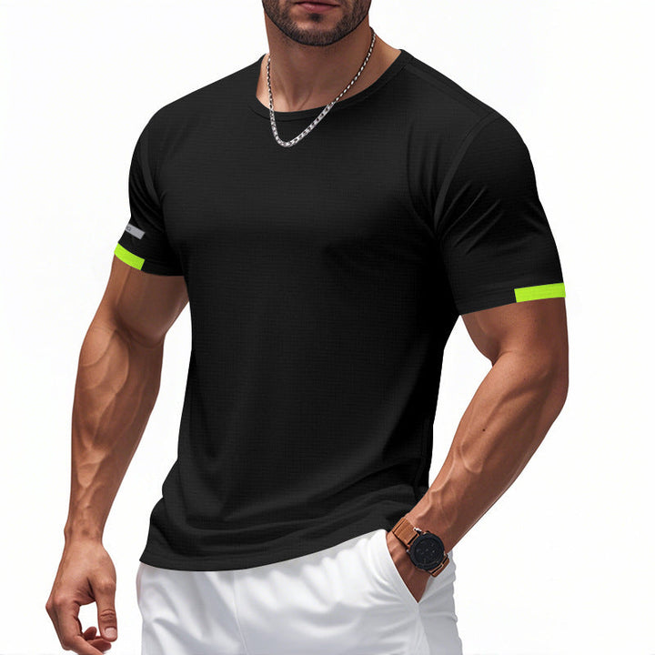 Herren Funktions-T-Shirt mit atmungsaktivem Design und reflektierenden Details Drune
