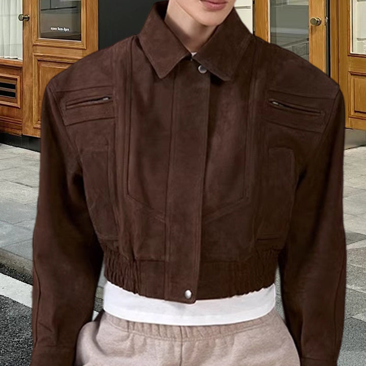 Damen Übergangsjacke im aufregendem Oversized-Design mit eleganten Details Drune