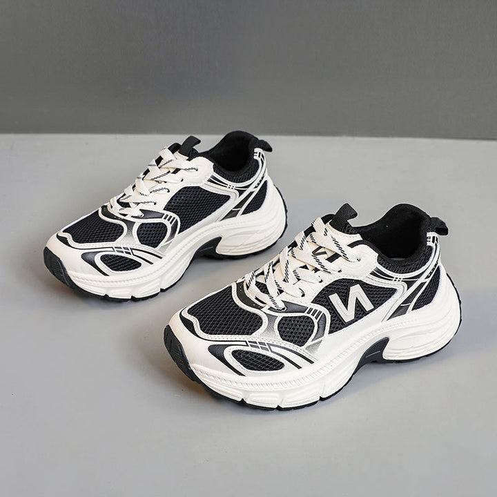 Damen Sportliche Laufschuhe mit atmungsaktivem Mesh-Obermaterial und dämpfender Sohle Drune