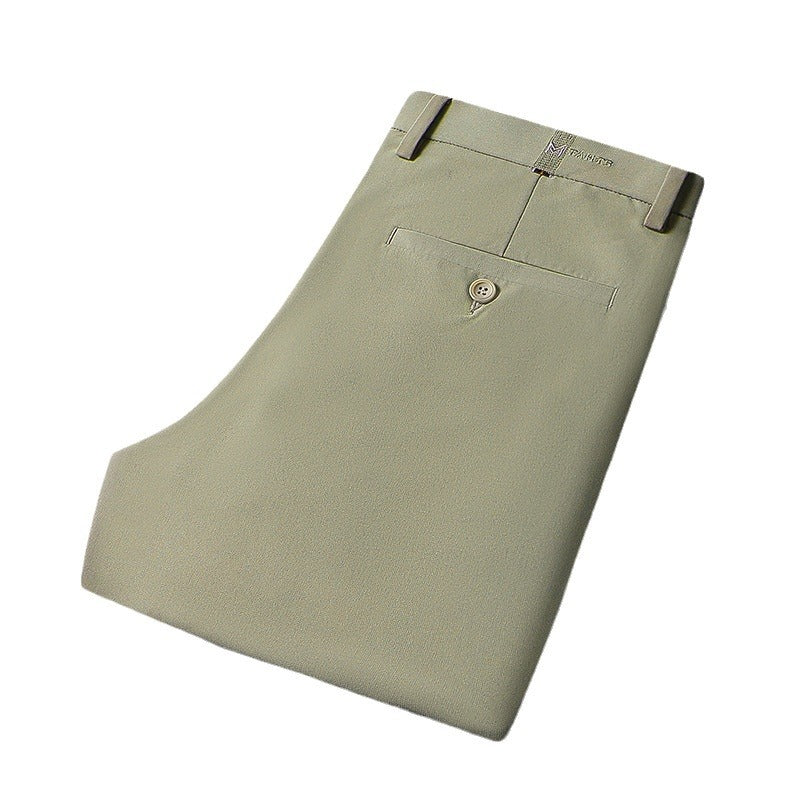 Herren schicke Chinohose mit slim fit Schnitt und elastischer Bund Drune