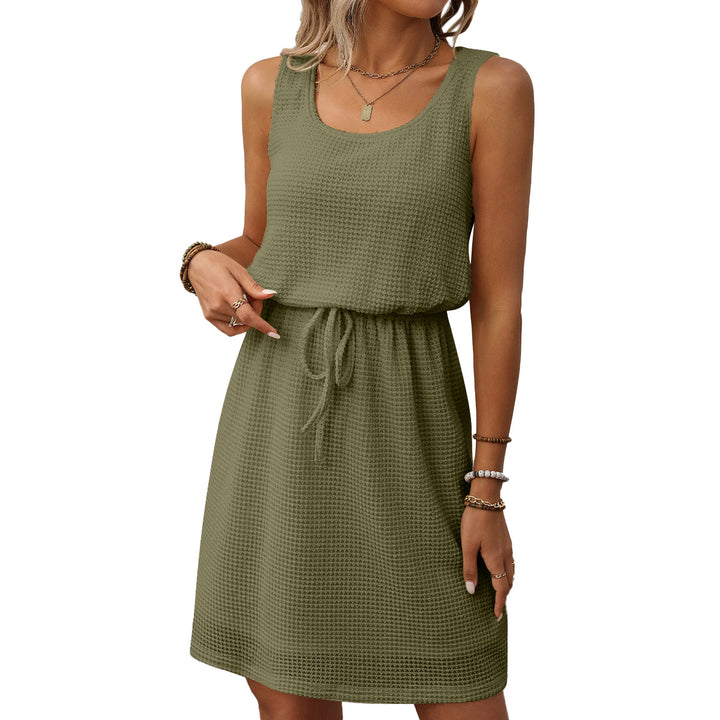 Damen Freizeitkleid mit elastischem Taillenband Drune