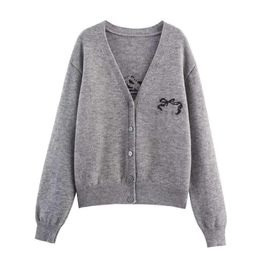 Damen Strickjacke mit dekorativen Knopfdetails und hochwertigem Material Drune