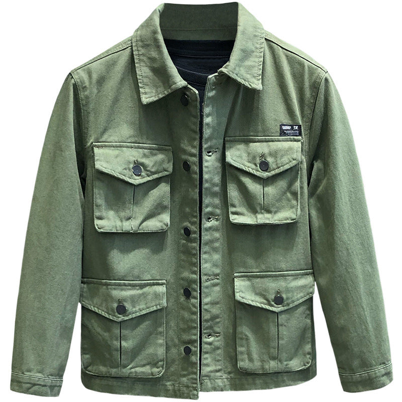 Herren vielseitige Utility-Jacke mit zahlreichen Funktionstaschen Drune