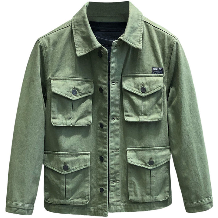 Herren vielseitige Utility-Jacke mit zahlreichen Funktionstaschen Drune