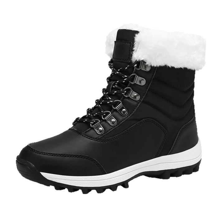 Damen Wasserfeste Winterstiefel mit Kuschelfutter Drune