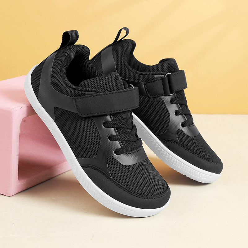 Unisex nan leichte Mesh-Sneaker mit elastischem Schnürsystem, Klettverschluss und EVA-Zwischensohle Drune